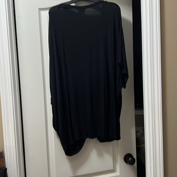 Black button up tie front top from chic soul - Picture 5 of 6